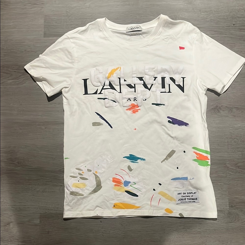 Lanvin White Graphic T-Shirt